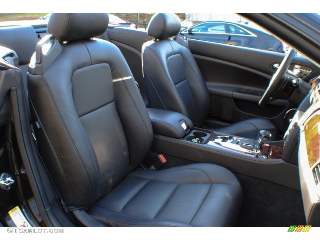 Charcoal Interior 2009 Jaguar XK XKR Convertible Photo #74853224