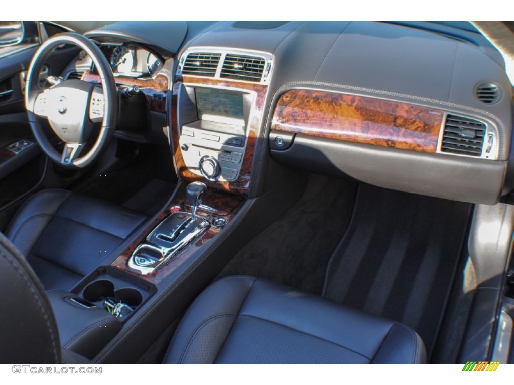 2009 Jaguar XK XKR Convertible Charcoal Dashboard Photo #74853242