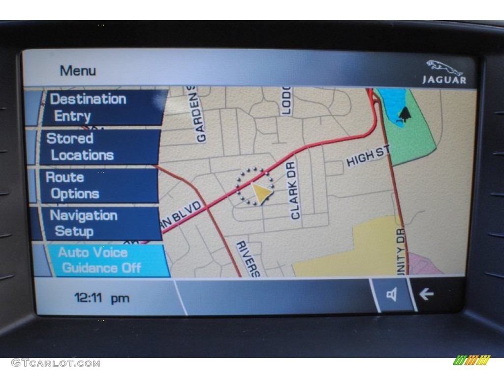 2009 Jaguar XK XKR Convertible Navigation Photo #74853434