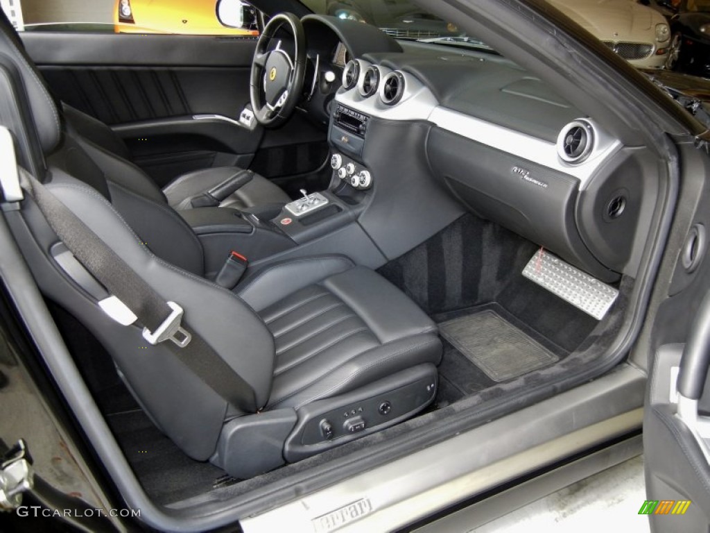 Nero Interior 2005 Ferrari 612 Scaglietti F1A Photo #74853788