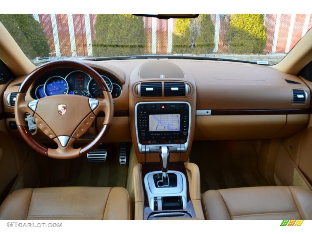 2006 Porsche Cayenne S Havanna/Sand Beige Dashboard Photo #74853845