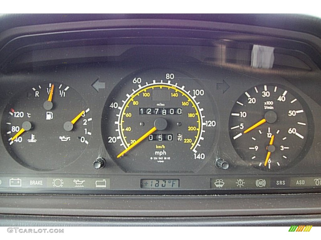 1995 Mercedes-Benz E 300D Sedan Gauges Photo #74854116