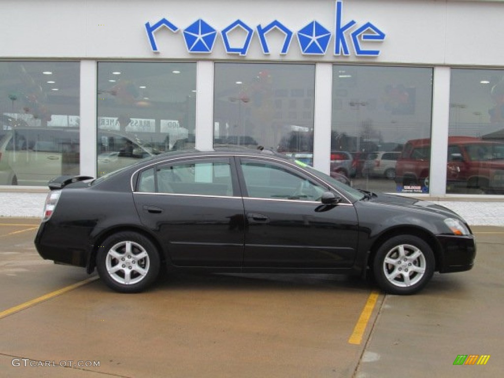 2006 Altima 2.5 SL - Super Black / Blond photo #1