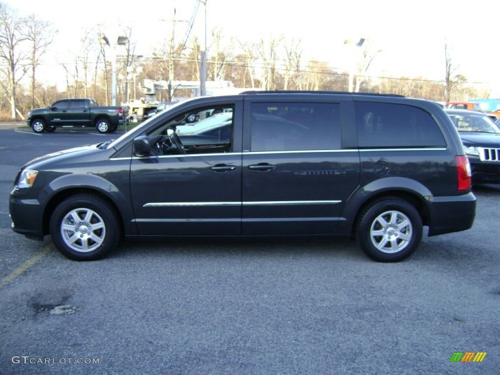 2012 Town & Country Touring - Dark Charcoal Pearl / Dark Frost Beige/Medium Frost Beige photo #9