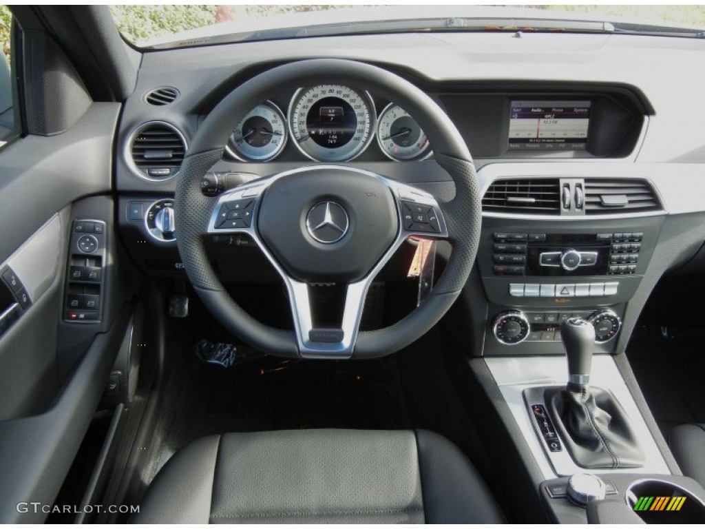 2013 Mercedes-Benz C 250 Sport Black Dashboard Photo #74856360