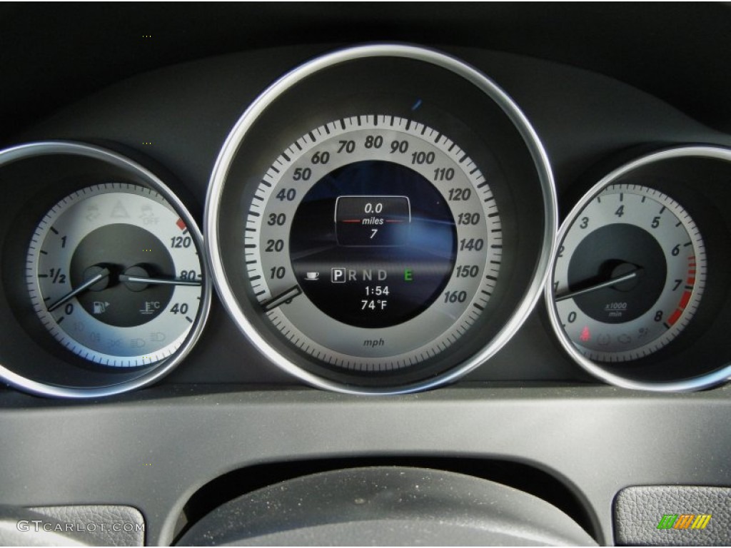 2013 Mercedes-Benz C 250 Sport Gauges Photo #74856376