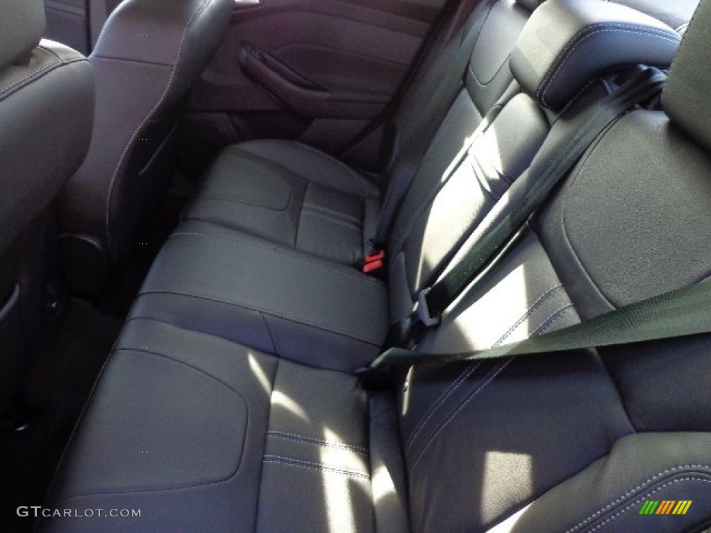 Charcoal Black Interior 2013 Ford Focus Titanium Sedan Photo #74856437