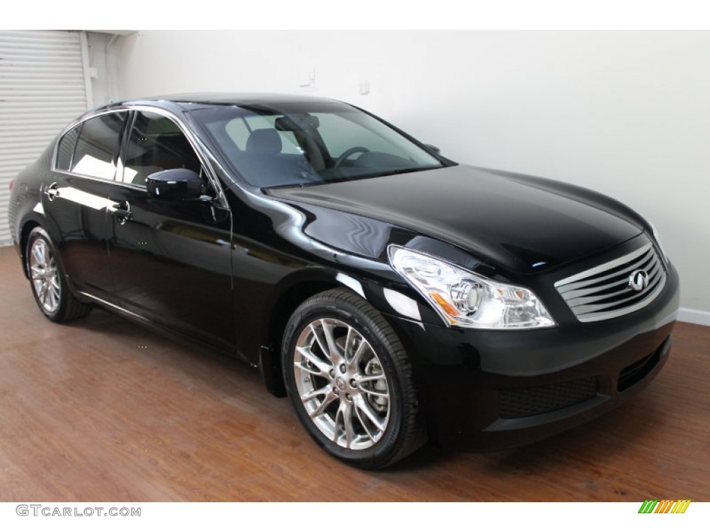 Black Obsidian 2009 Infiniti G 37 Journey Sedan Exterior Photo #74856998