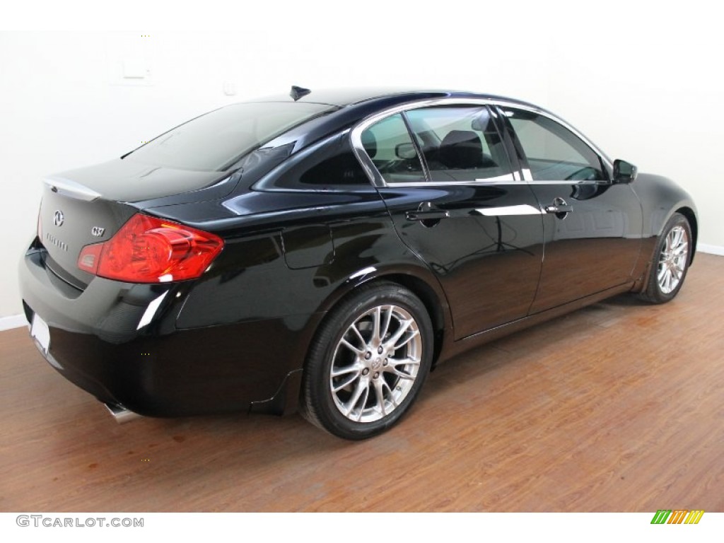 Black Obsidian 2009 Infiniti G 37 Journey Sedan Exterior Photo #74857007