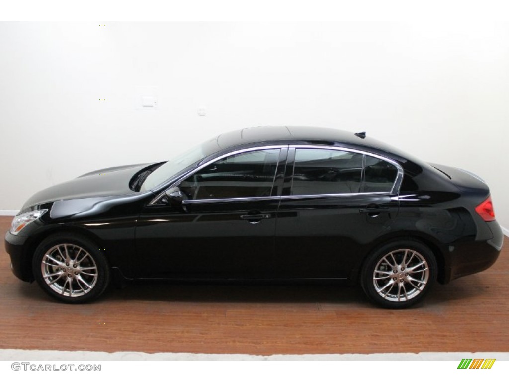 Black Obsidian 2009 Infiniti G 37 Journey Sedan Exterior Photo #74857132