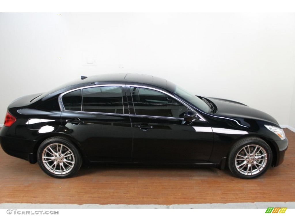 Black Obsidian 2009 Infiniti G 37 Journey Sedan Exterior Photo #74857150