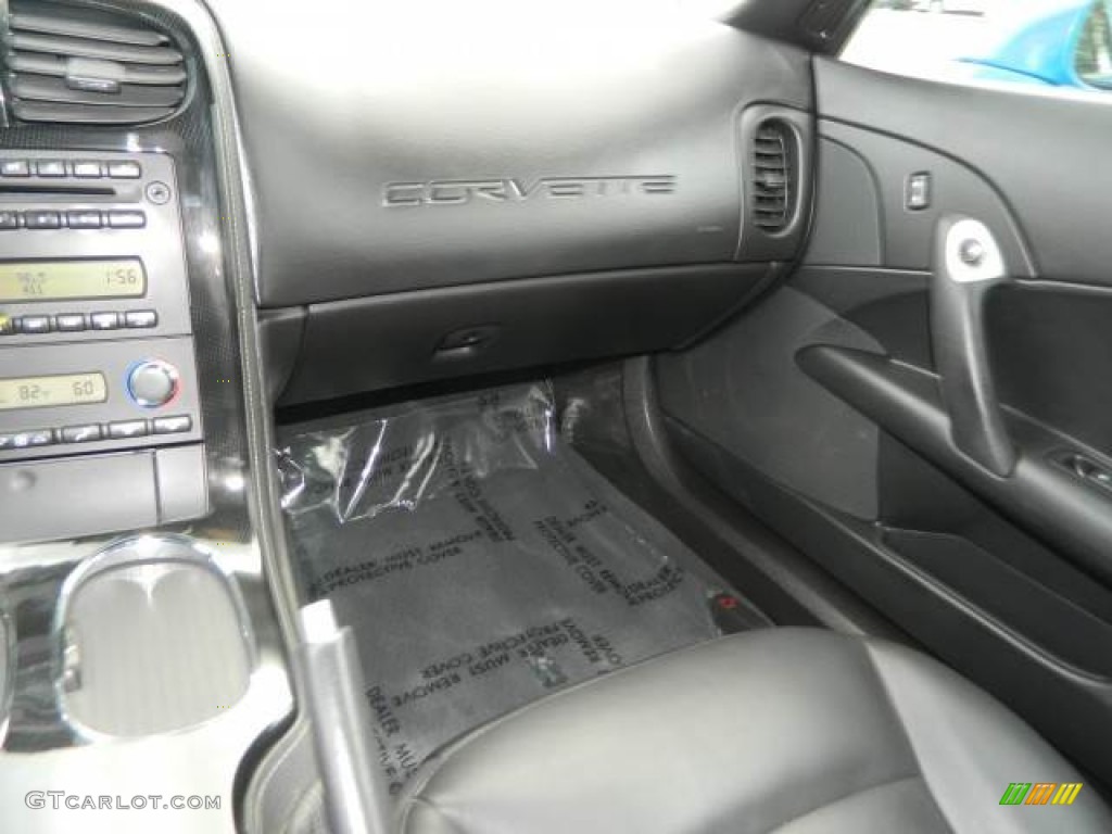 2008 Corvette Coupe - Jetstream Blue Metallic / Ebony photo #9