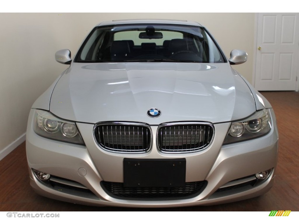 2011 3 Series 335i Sedan - Titanium Silver Metallic / Black photo #9