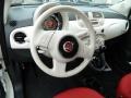 Rosso/Avorio (Red/Ivory) Dashboard Photo for 2013 Fiat 500 #74858672