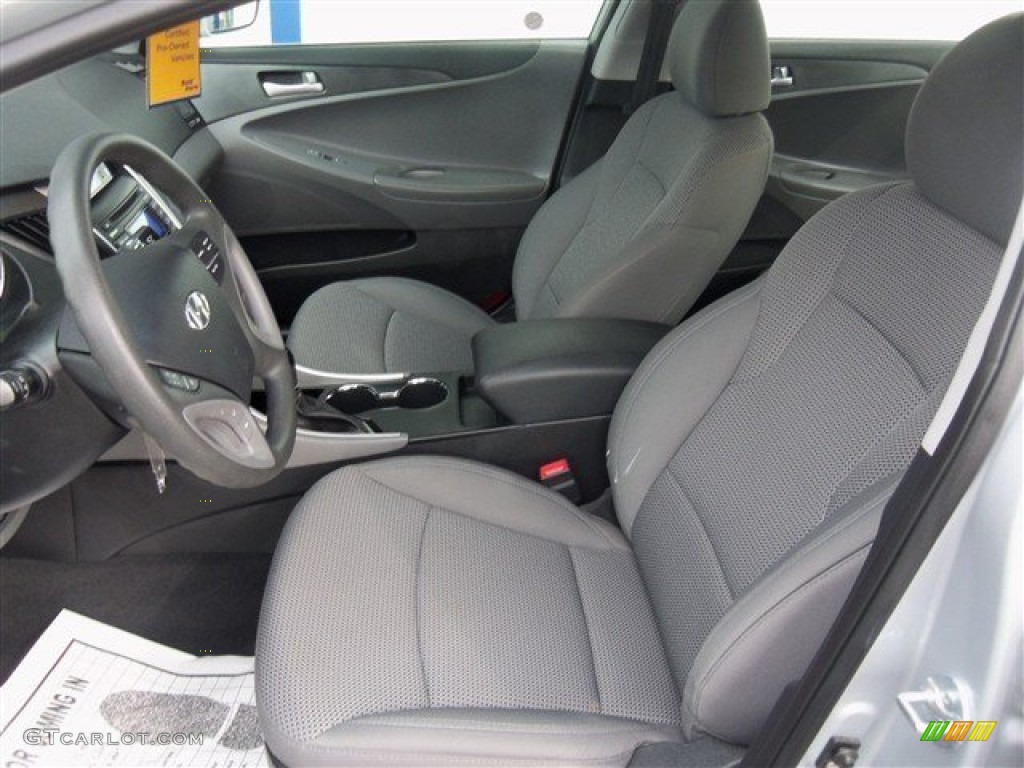 Gray Interior 2012 Hyundai Sonata GLS Photo #74859552