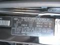 EB: Ebony Black 2012 Kia Forte EX Color Code