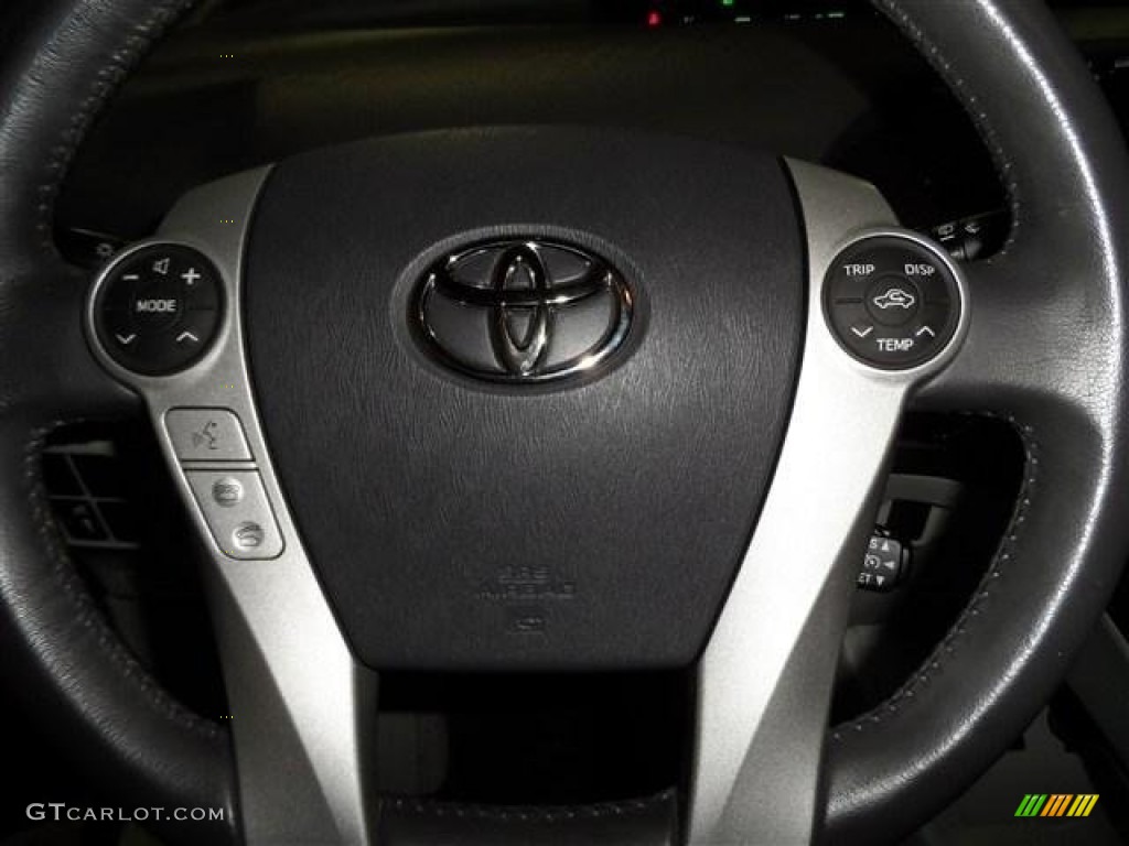 2010 Prius Hybrid IV - Black / Misty Gray photo #15