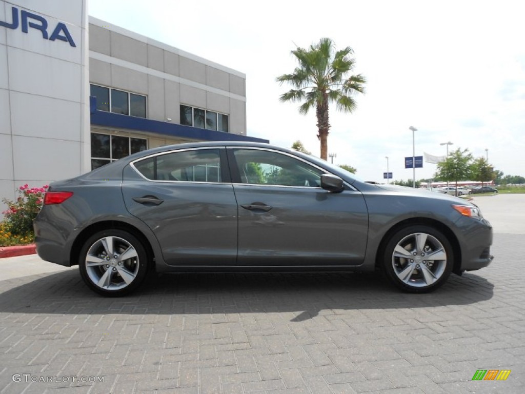 2013 ILX 2.0L Premium - Polished Metal Metallic / Parchment photo #8