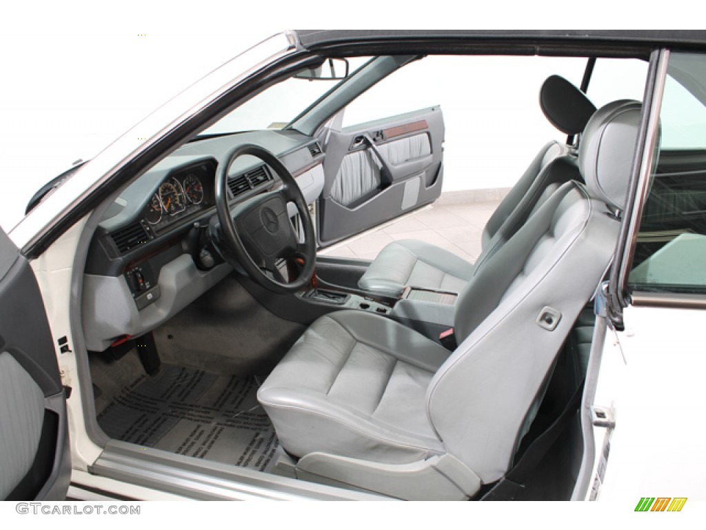 Grey Interior 1995 Mercedes-Benz E 320 Convertible Photo #74862645