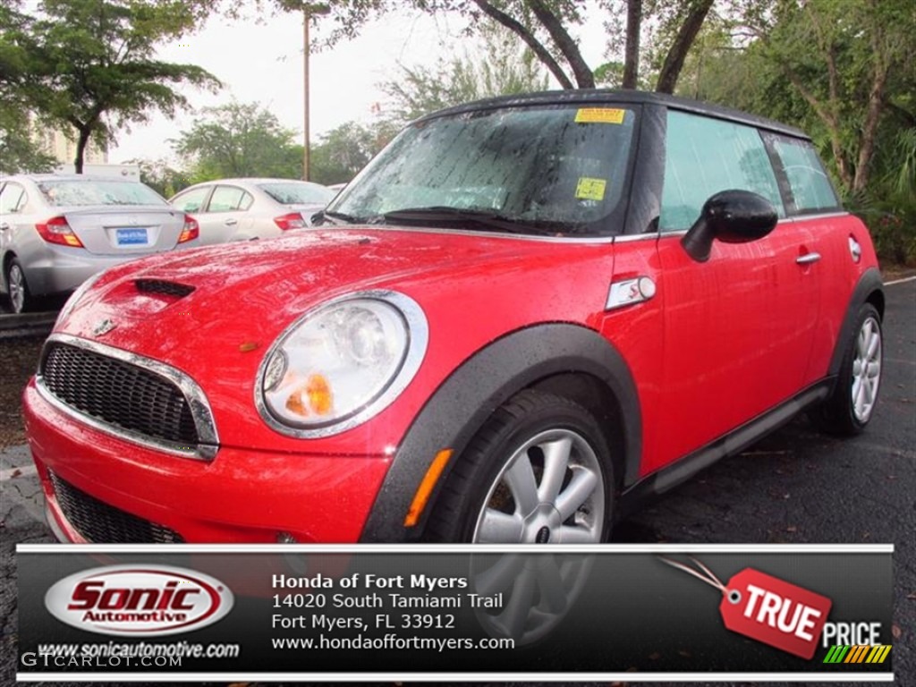 2007 Cooper S Hardtop - Chili Red / Grey/Carbon Black photo #1