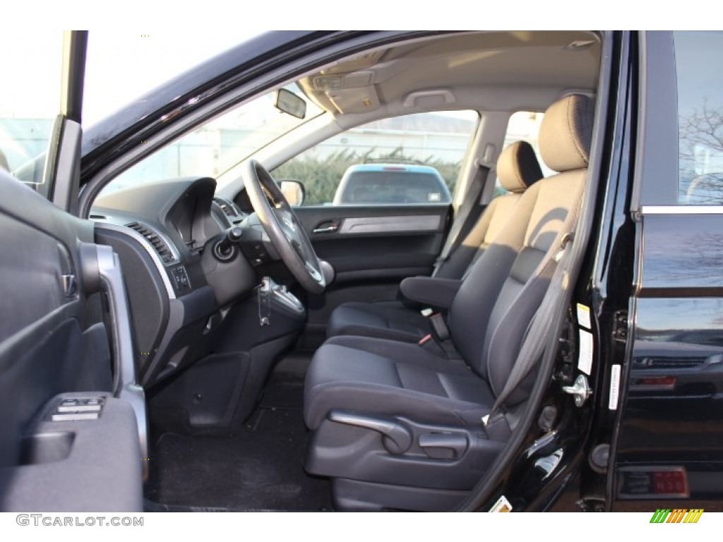 2009 CR-V LX 4WD - Crystal Black Pearl / Black photo #10