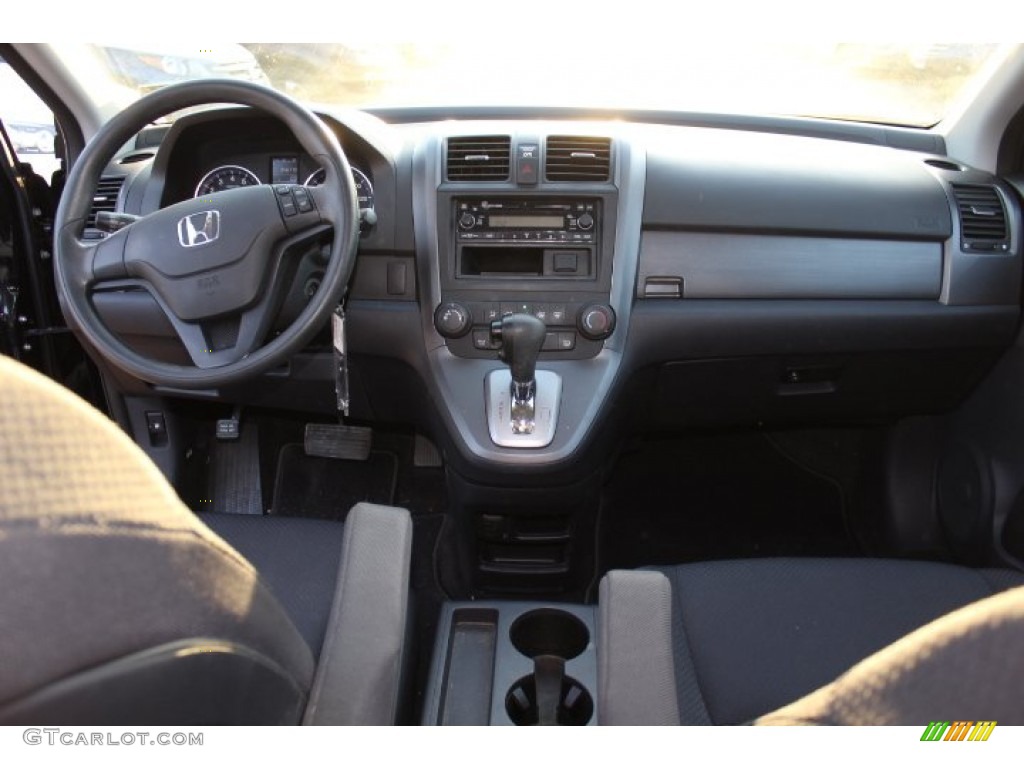 2009 CR-V LX 4WD - Crystal Black Pearl / Black photo #11