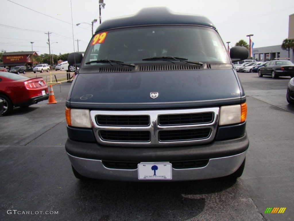 1998 Ram Van 1500 Passenger Conversion - Dark Spruce Metallic / Gray photo #3