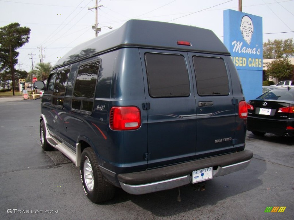 1998 Ram Van 1500 Passenger Conversion - Dark Spruce Metallic / Gray photo #7