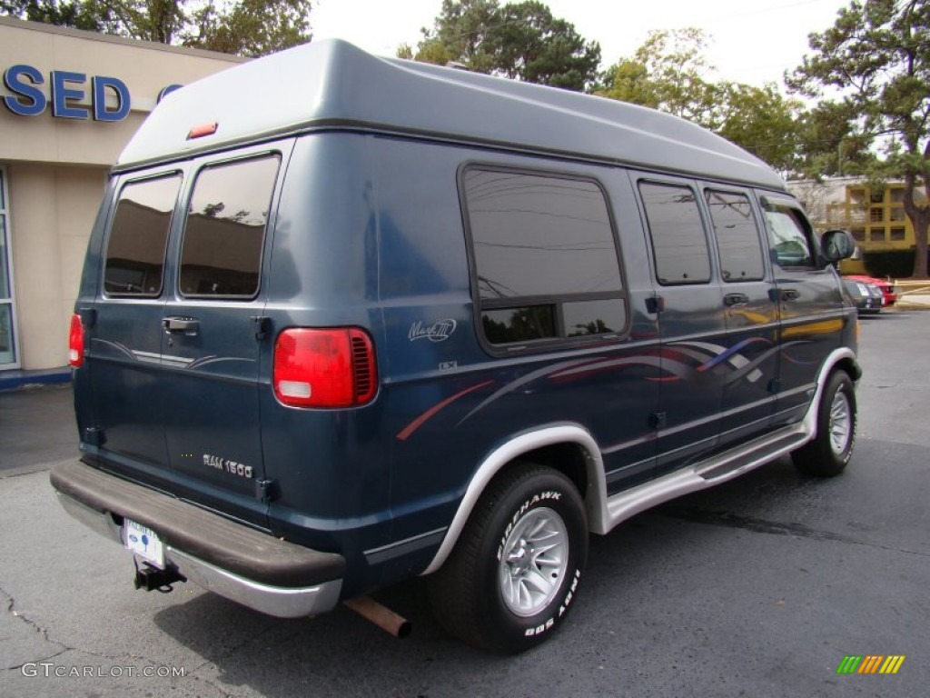 1998 Ram Van 1500 Passenger Conversion - Dark Spruce Metallic / Gray photo #9
