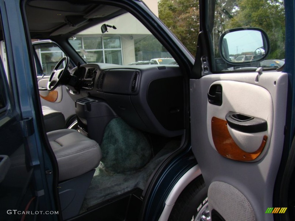 1998 Ram Van 1500 Passenger Conversion - Dark Spruce Metallic / Gray photo #12