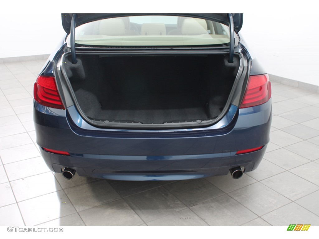2011 5 Series 535i xDrive Sedan - Imperial Blue Metallic / Venetian Beige photo #24