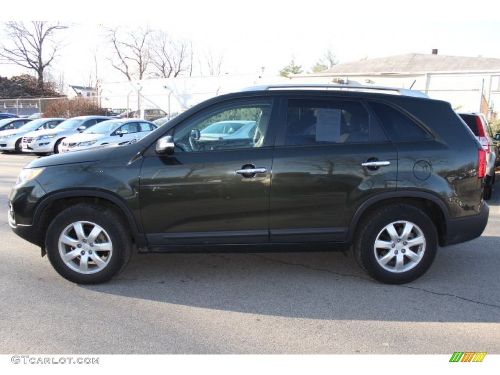 2011 Sorento LX - Tuscan Olive / Beige photo #8