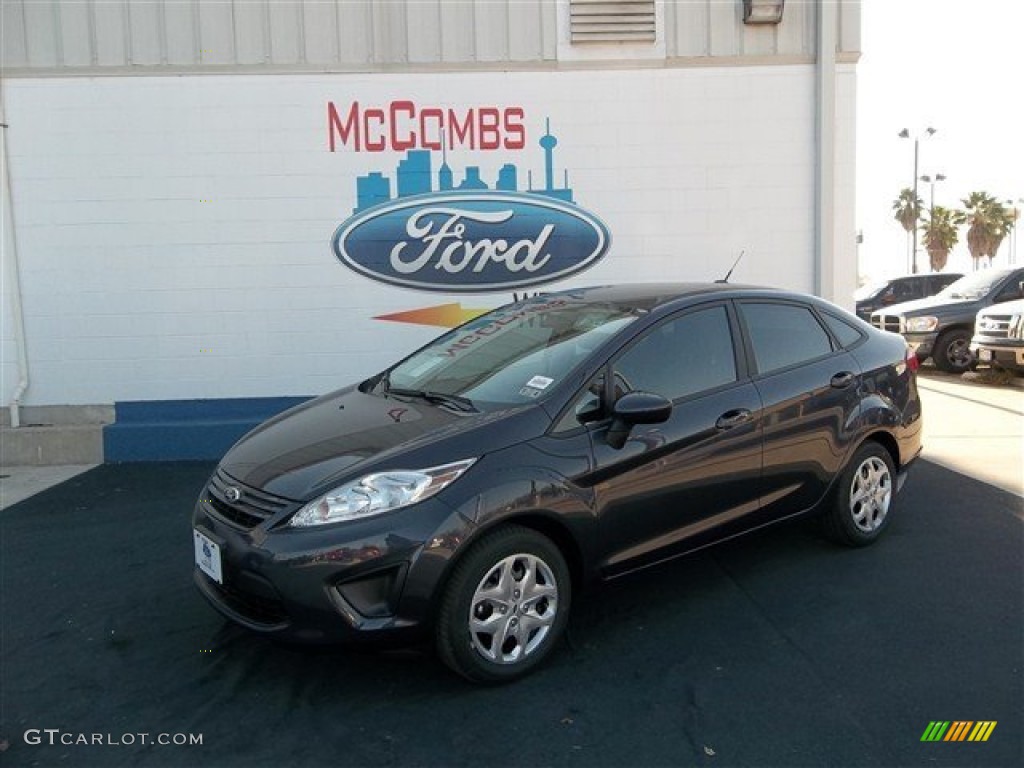 2013 Fiesta S Sedan - Violet Gray / Charcoal Black/Light Stone photo #2