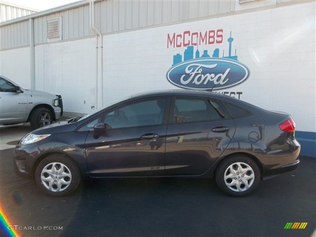 2013 Fiesta S Sedan - Violet Gray / Charcoal Black/Light Stone photo #3