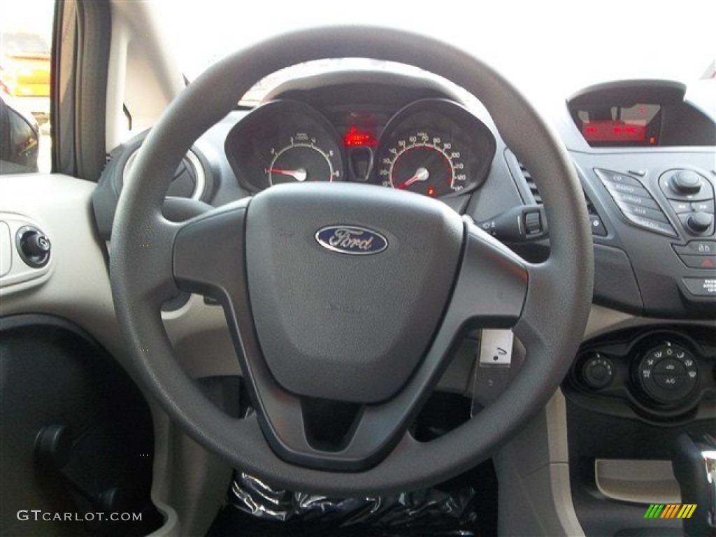 2013 Fiesta S Sedan - Violet Gray / Charcoal Black/Light Stone photo #14