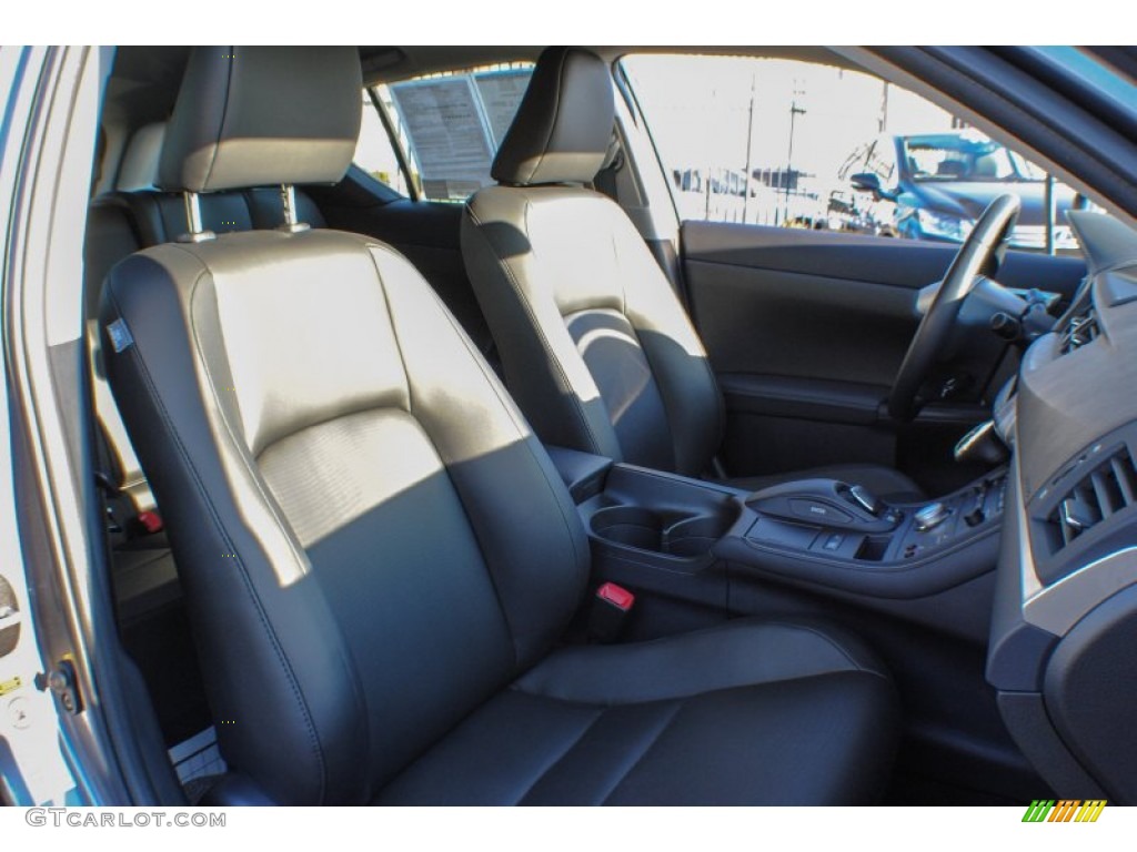 2012 CT 200h Hybrid Premium - Nebula Gray Pearl / Black photo #10