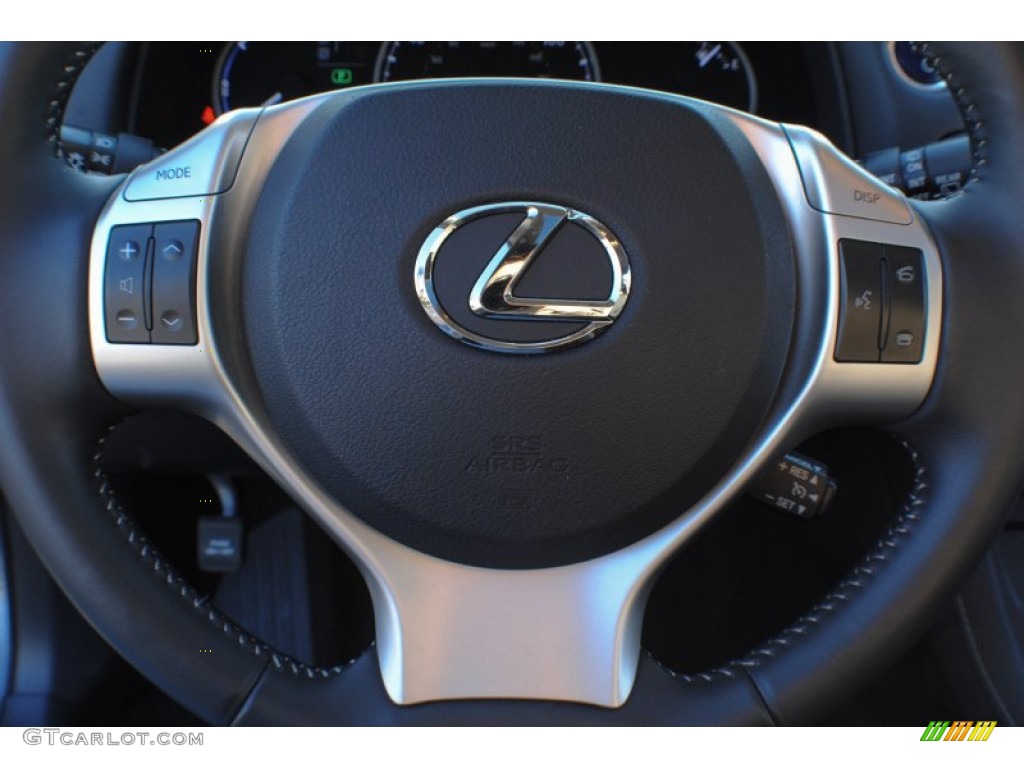 2012 CT 200h Hybrid Premium - Nebula Gray Pearl / Black photo #18