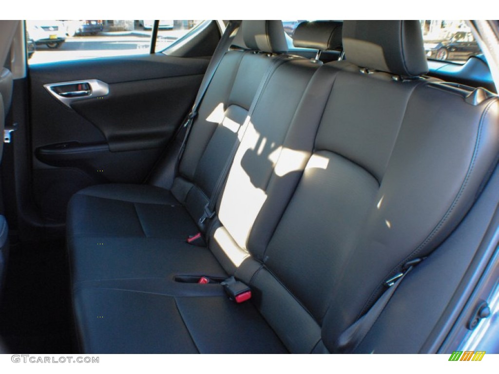 2012 CT 200h Hybrid Premium - Nebula Gray Pearl / Black photo #20