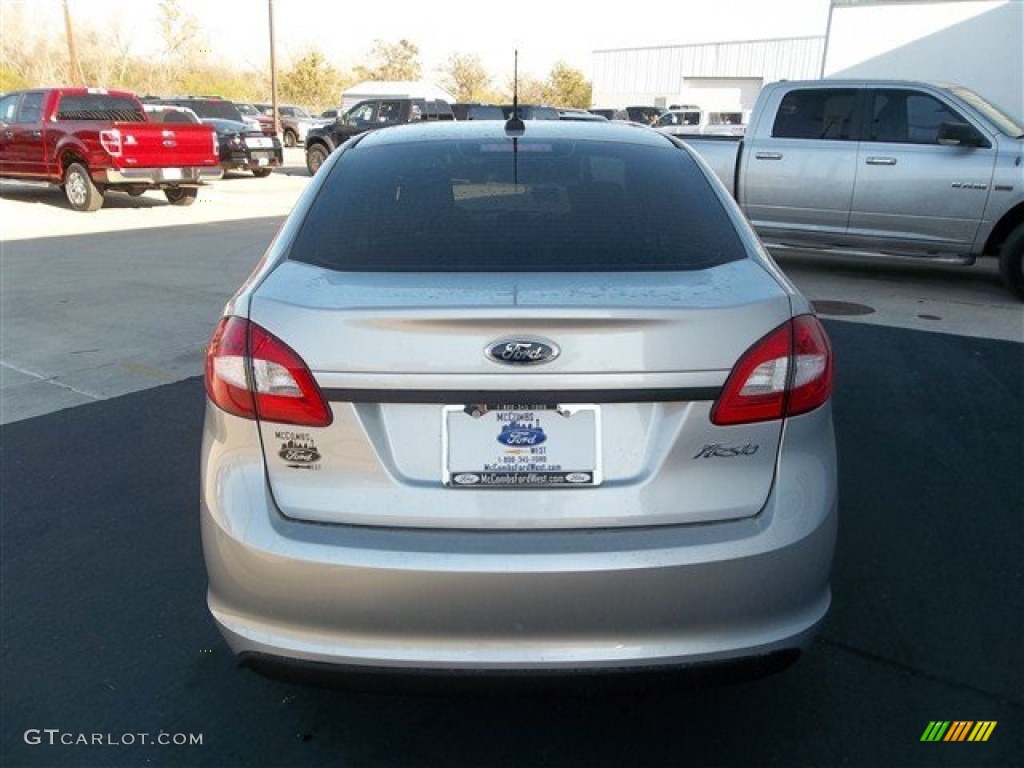 2013 Fiesta S Sedan - Ingot Silver / Charcoal Black/Light Stone photo #5