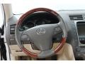 2009 Lexus GS Cashmere Interior Steering Wheel Photo
