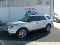 2013 Ingot Silver Metallic Ford Explorer XLT  photo #2