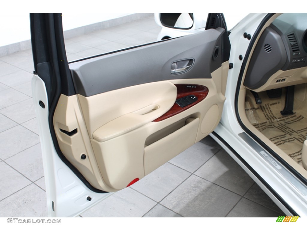 2009 Lexus GS 450h Hybrid Cashmere Door Panel Photo #74864646