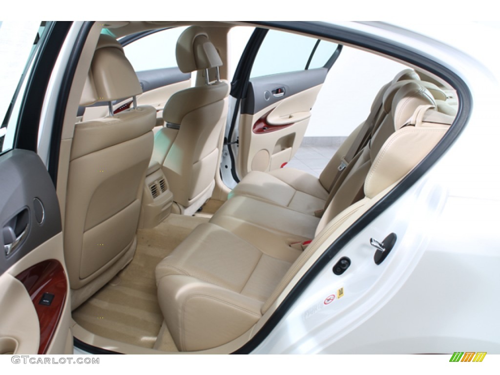 2009 Lexus GS 450h Hybrid Rear Seat Photo #74864690