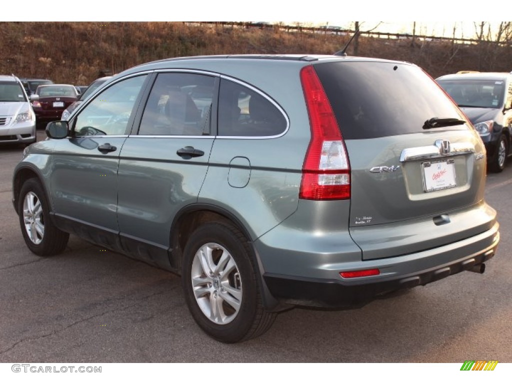 2011 CR-V EX 4WD - Opal Sage Metallic / Ivory photo #5