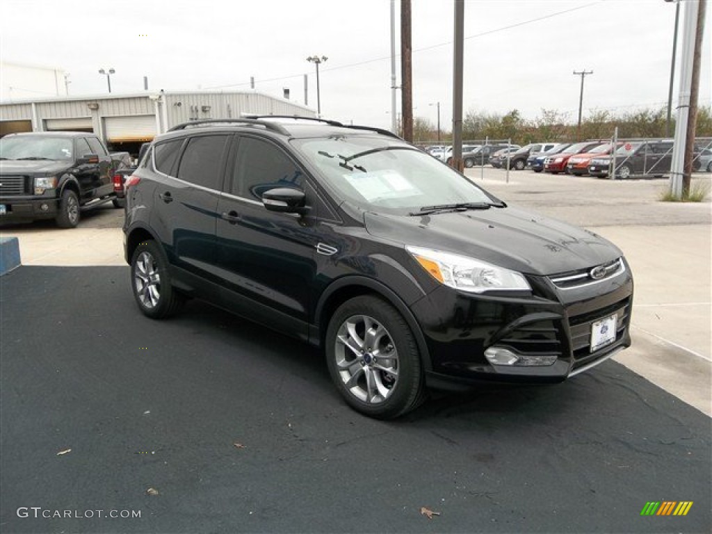 2013 Escape SEL 2.0L EcoBoost - Tuxedo Black Metallic / Charcoal Black photo #11