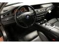 Black Nappa Leather Prime Interior Photo for 2010 BMW 7 Series #74866190
