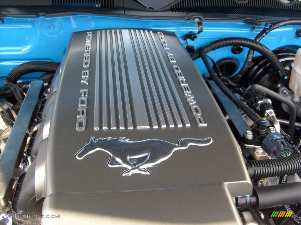 2010 Mustang GT Premium Coupe - Grabber Blue / Charcoal Black/Grabber Blue photo #30