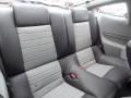 2008 Ford Mustang Charcoal Black/Dove Interior Rear Seat Photo