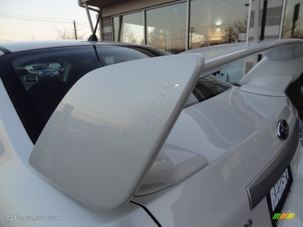 2011 Impreza WRX Sedan - Satin White Pearl / Carbon Black photo #33