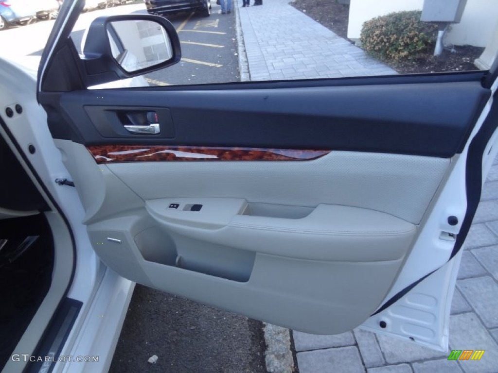 2012 Subaru Legacy 3.6R Limited Warm Ivory Door Panel Photo #74867753